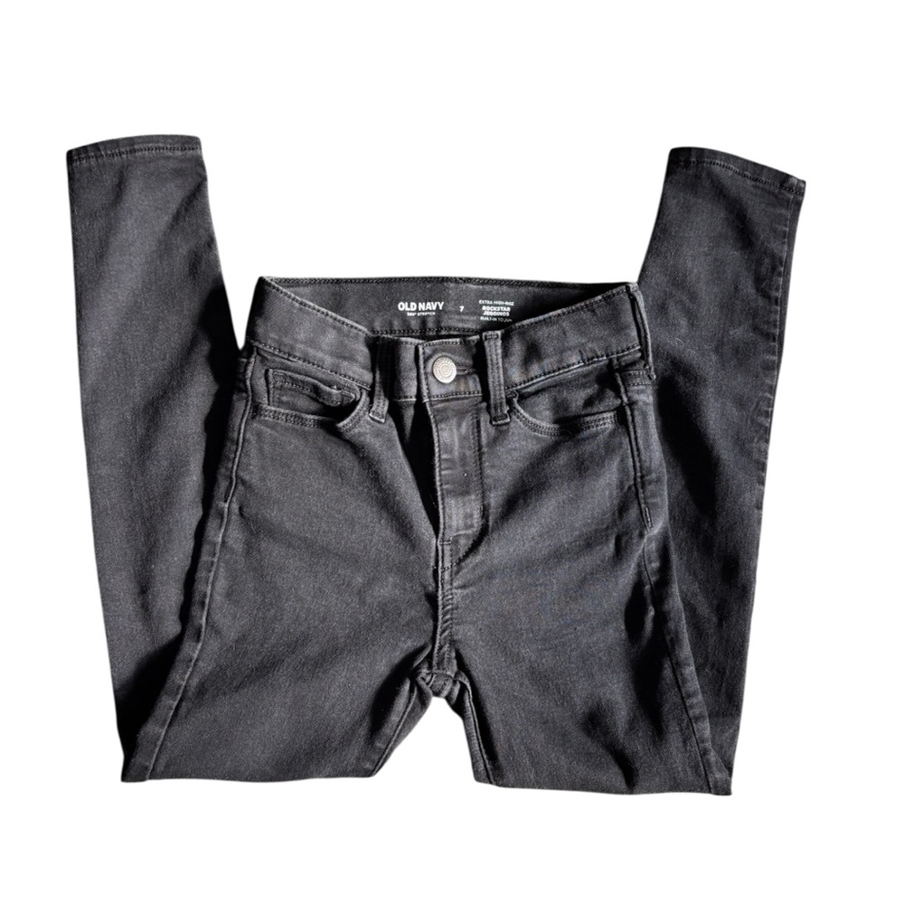 Old Navy Kids Black Rockstar Jeggings